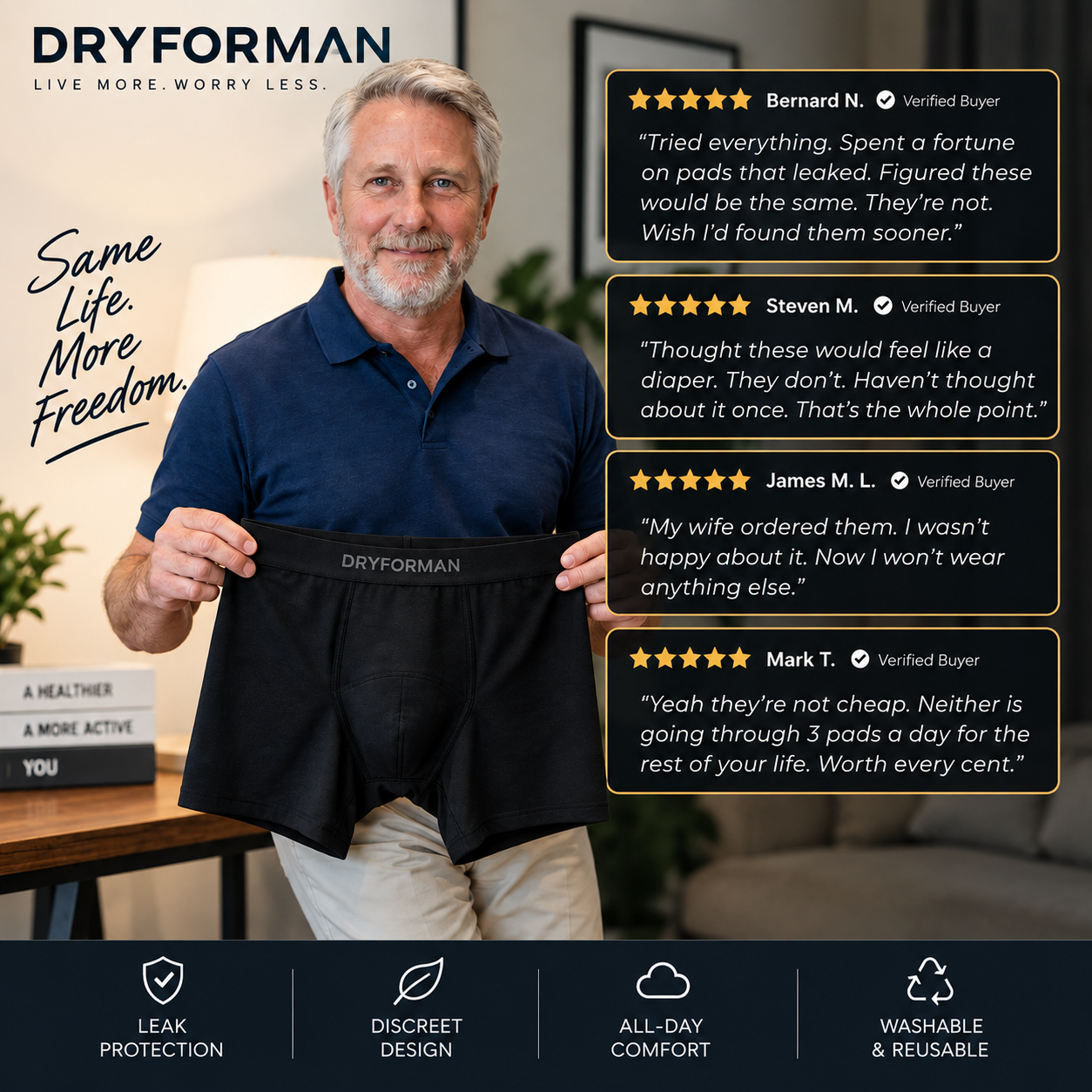 Verified DRYFORMAN customer reviews