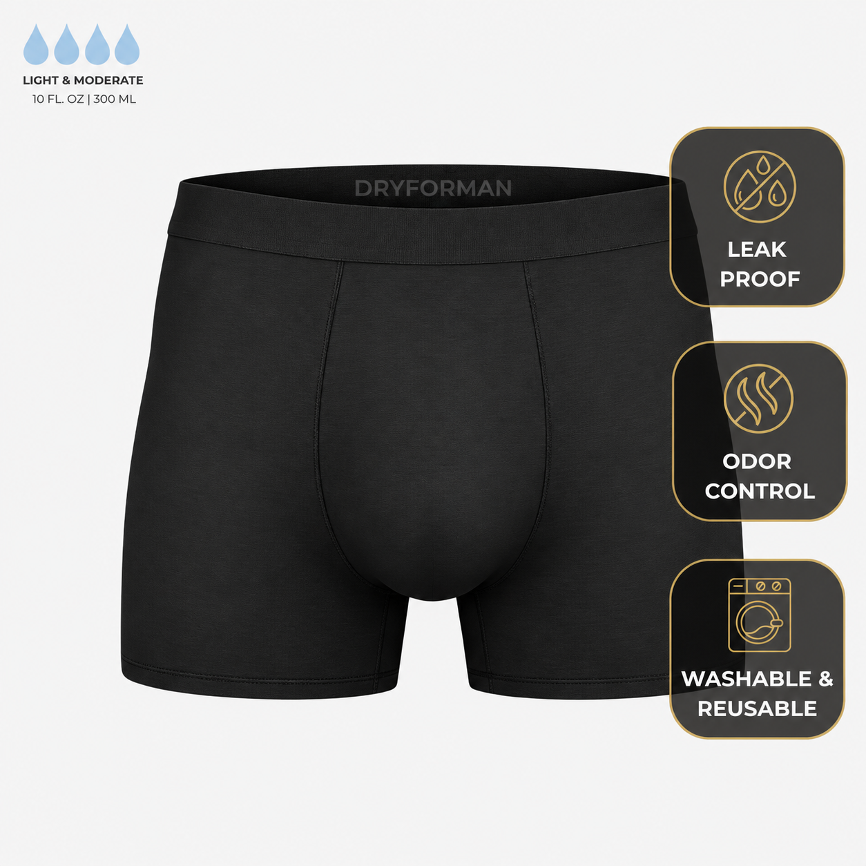DRYFORMAN product benefits